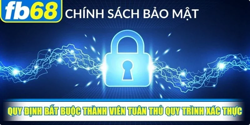 Chính Sách Bảo Mật FB68 3 Quy định bắt buộc thành viên tuân thủ quy trình xác thực danh tính