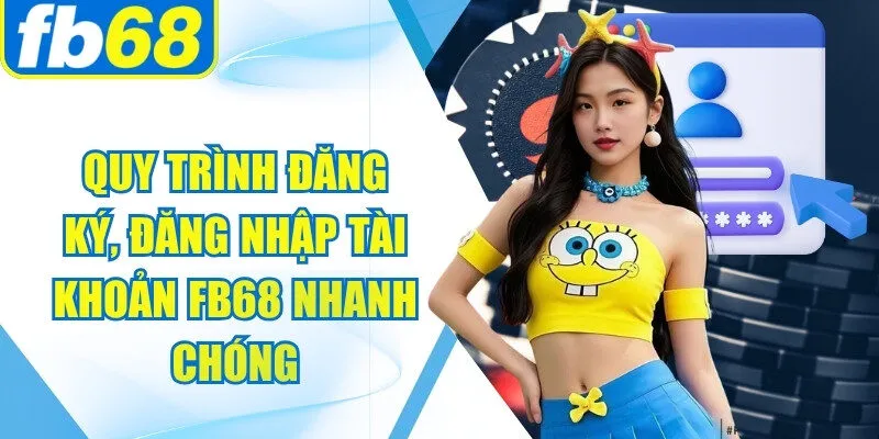 Quy trình đăng ký, đăng nhập tài khoản FB68 nhanh chóng